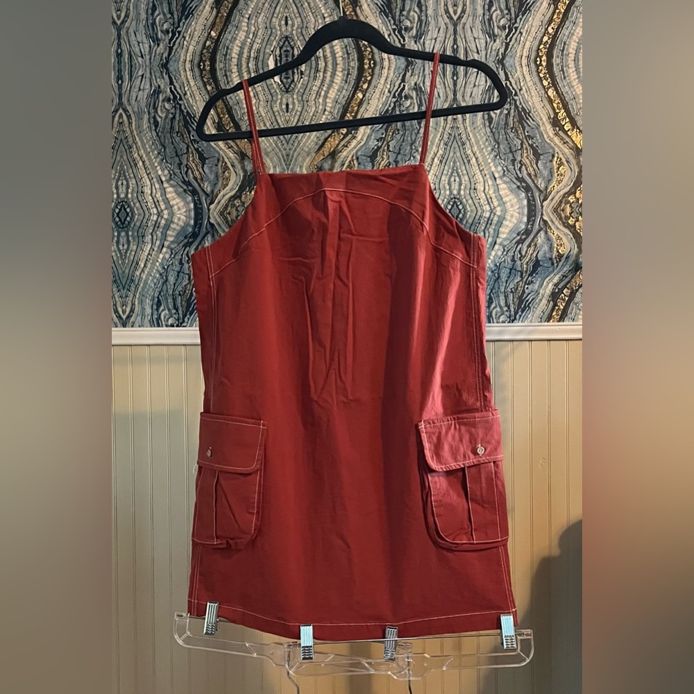 BUCKETLIST Red Sleeveless Dress